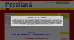 Desktop Screenshot of feestland.nl